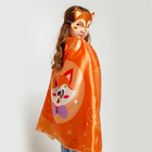 Карнавальный набор «Рыжая лисичка»: плащ, маска - Фото 4