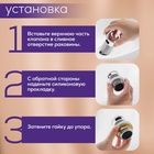 Донный клапан ZEIN BP1, 1 1/4", маленькая кнопка, с переливом, для раковины, хром - Фото 3