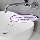 Донный клапан ZEIN BP1, 1 1/4", маленькая кнопка, с переливом, для раковины, хром - Фото 5