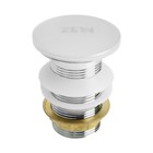 Донный клапан ZEIN B2, 1 1/4", большая кнопка, для раковины, хром - Фото 3
