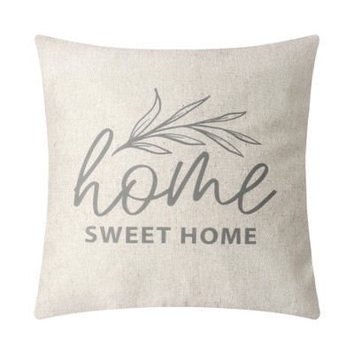 Наволочка декоративная Этель«Home sweet home» 40×40 см, полиэстер, велюр