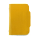 Визитница "Блеск", 24 холдера, лакированная, желтый - Фото 2