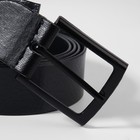 Пряжка для ремня, 5.3×4.5 см, 35 мм, цвет чёрный - Фото 3