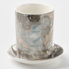 Подставка керамическая для столовых приборов «Вилка-ложка», 13.5×13.5×12.5 см - Фото 1