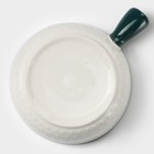 Кокотница керамическая «Цветы», 550 мл, цвет белый - фото 4395907