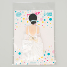 Топпер для торта «Красотка в белом» - Фото 6