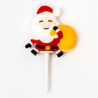 Топпер новогодний для торта «Дед Мороз с мешком», 15 см - Фото 2