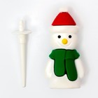 Топпер новогодний для торта «Снеговик», 15 см - Фото 4