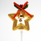 Топпер для торта «Золотая звезда», 15 см - Фото 4