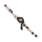 Часы наручные женские "Элиос", дискретный ход, ремешок 19.5 см, d-2.5 см, белые - Фото 4