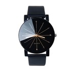 Часы наручные женские, d-4 см, черные - фото 11075751
