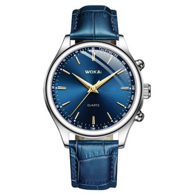 Часы наручные мужские, d-4.2 см, синие