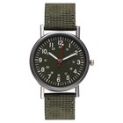 Часы наручные мужские, светящиеся, хаки - Фото 3