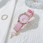 Часы наручные женские "Фламинго", розовые - фото 320175655