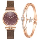 Женский подарочный набор Fadi 2 в 1: наручные часы, браслет - фото 320175677