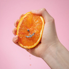 Пирсинг в пупок «Банан» дорожка, белый в серебре - Фото 2