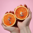 Пирсинг в пупок «Банан» дорожка, белый в серебре - Фото 3