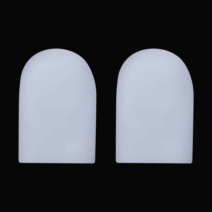 Напальчники для больших пальцев ног, силиконовые, 5,5 × 3,5 × 1 см, пара, цвет белый - фото 1926833344