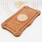 Нарды деревянные резные «Скандинавские», настольная игра, 45×45 см - Фото 3