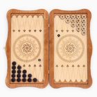 Нарды деревянные резные «Скандинавские», настольная игра, 45×45 см - Фото 4