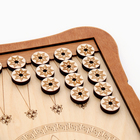 Нарды деревянные резные «Скандинавские», настольная игра, 45×45 см - Фото 5