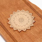 Нарды деревянные резные «Скандинавские», настольная игра, 45×45 см - Фото 7