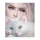 Тетрадь 48 листов в клетку "ЗЕРКАЛО ДУШИ", обложка мелованный картон, выборочный твин-лак, блок 60 г/м2, МИКС 9951626