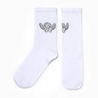 Носки женские "Ангел", цвет белый, размер 25-27 - фото 8262720