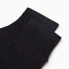 Носки женские укороченные, цвет черный, р-р 23-25 - Фото 2