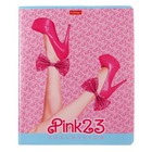 Тетрадь 48 листов клетка "Pink shoes", обложка мелованный картон, выборочный лак, скругленные углы, блок 65 г/м2, 5В МИКС - фото 7457607
