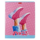 Тетрадь 48 листов клетка "Pink shoes", обложка мелованный картон, выборочный лак, скругленные углы, блок 65 г/м2, 5В МИКС - фото 7457608