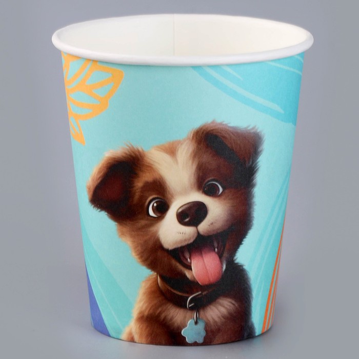 Стакан бумажный «Щенок», 250 мл 9826277