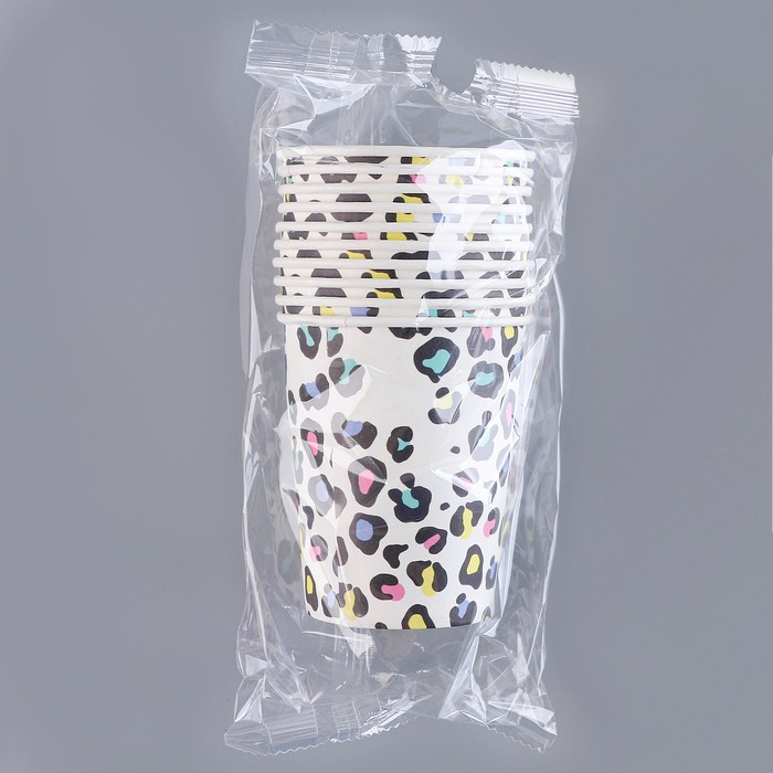 Стакан бумажный «Вечеринка», конфетти, 250 мл 9826284