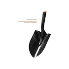 Лопата штыковая, острая, L = 120 см, деревянный черенок, с ручкой, «ЗУБР» - Фото 3