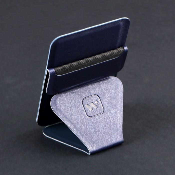 Магнитный кошелёк-подставка Windigo, поддержка Magsafe, для iPhone 12/13/14/15, космический синий - фото 51466209