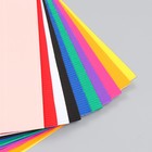 Картон гофрированный "Цветной" набор 10 листов МИКС формат А4 - фото 7457647
