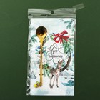 Ложка с акриловым подвесом "Чудо обязательно случится", 14,8 х 2,7 см  (артикул 9502282)  большой выбор товаров оптом и в розницу по низким ценам с доставкой