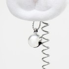 Дразнилка для кошек новогодняя «Белый олень» на присоске, 24 см - Фото 4