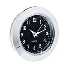 Вставка часы кварцевые, d-2.5 см, LQ377А, дискретный ход, черные - фото 7709656