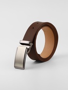 Пряжка для ремня, автоматическая, 7.8×3.5 см, цвет чёрный никель - Фото 3