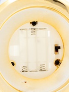 Светодиодная свеча в подсвечнике RISALUX «Подсвечник», ночник LED, от батареек 3×ААА, золото, 19×19×17 см - Фото 9