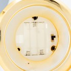 Ночник "Фонарь" LED от батареек 2хААА золото 16х16х20 см RISALUX - Фото 5