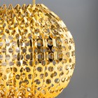 Ночник «Деки» LED от батареек 2хААА золото 19×19×17 см RISALUX - Фото 3