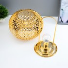 Ночник «Деки» LED от батареек 2хААА золото 19×19×17 см RISALUX - Фото 4