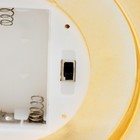 Ночник «Деки» LED от батареек 2хААА золото 19×19×17 см RISALUX - Фото 6