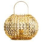 Ночник «Деки» LED от батареек 2хААА золото 19×19×17 см RISALUX - Фото 7