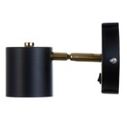 Бра «Алонсо» LED 5 Вт черно-золотой 10×7.5 см - фото 4720934