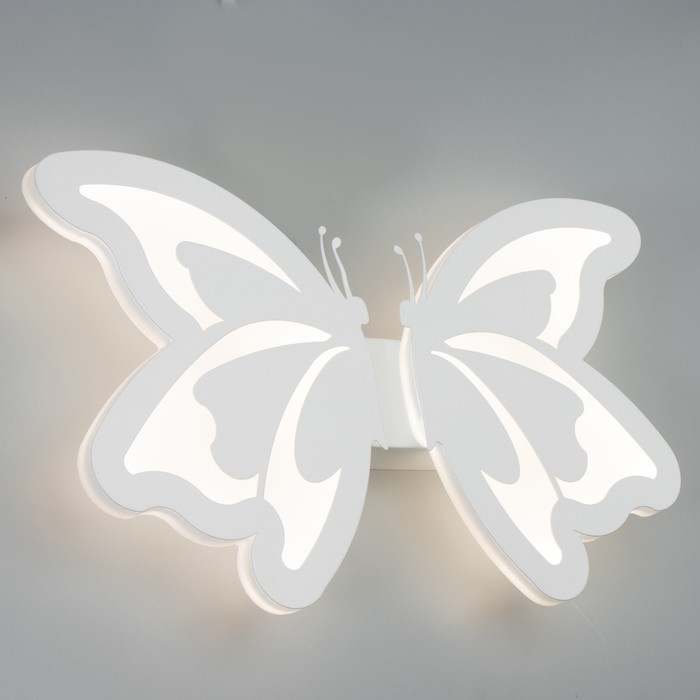 Бра "Бабочка" LED 10Вт 4000K белый 24х4,5х25 см - фото 1906411927