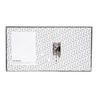 Папка-регистратор 50 мм, А4, Calligrata, эконом мрамор, нижний металлический кант, черная 4703809