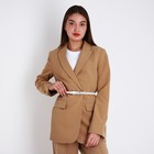 Ремень женский, ширина 1.5 см, винт, пряжка металл, цвет белый - фото 23112609